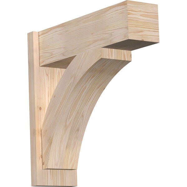 Ekena Millwork Thorton Block Smooth Outlooker, Douglas Fir, 7 1/2"W x 24"D x 24"H OUT08X24X24THR05SDF - main
